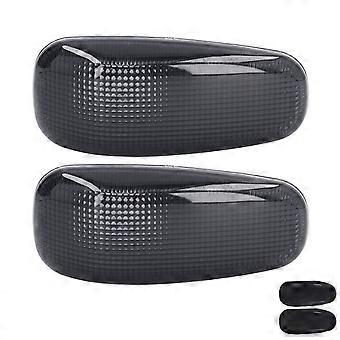 2PCS Lentille de clignotant latéral avec joints de remplacement pour DODGE SPRINTER 2500 3500 2003 ?2006Black