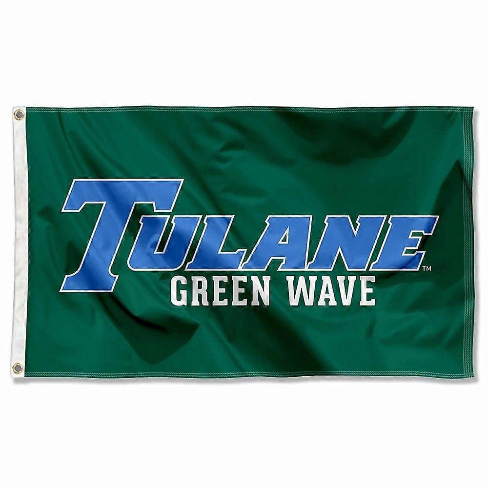 Tulane Green Wave Tulane Blue Flag QD0021