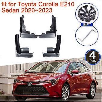 Mudguards for Toyota Corolla E210 210 Sedan Altis Saloon 2023 2022 2021 2020 Accessories MudFlaps Splash Guards Front Rear Wheel