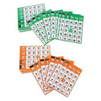 Bingo Game Creative Lottery Bingo Paper Game Cards for Friend (Random Color)
