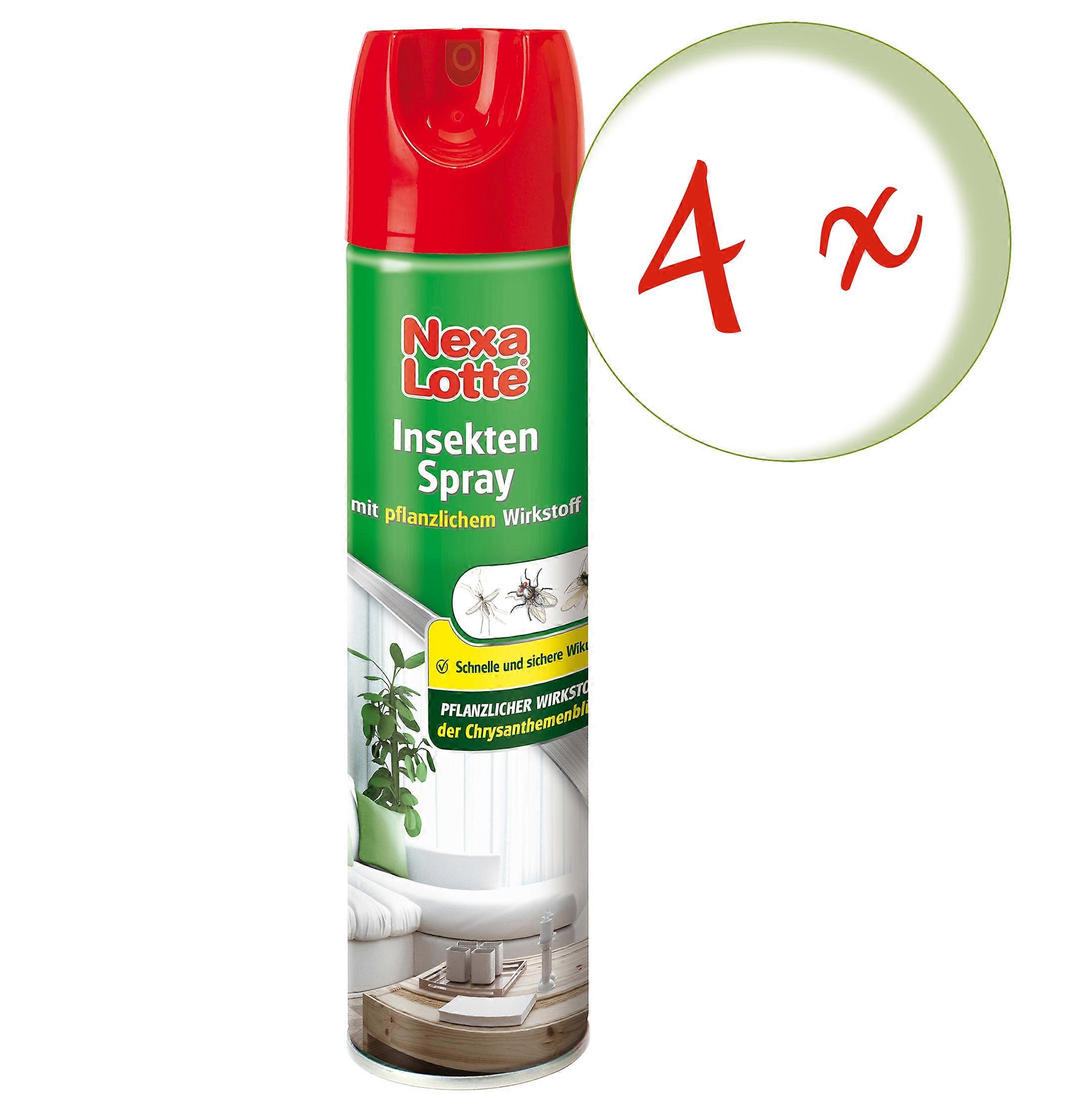 4 x NEXA LOTTE® 杀虫喷雾，每瓶 400 毫升