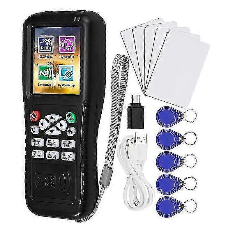 Multi Frequencies RFID Smart Card Programmer, RFID Reader Writer Duplicator, NFC Reader, Encrypted Edition 110