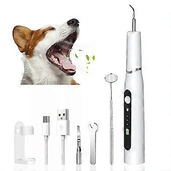 Dog Cat Grooming Smart Dental Ultrasonic Scaler Household Tooth Stone Remover Tooth CleanerTooth Oral Cleaning Tools