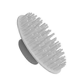 Cat Brush Silicone Pet Bathing Brush for Deep Cleaning Grey