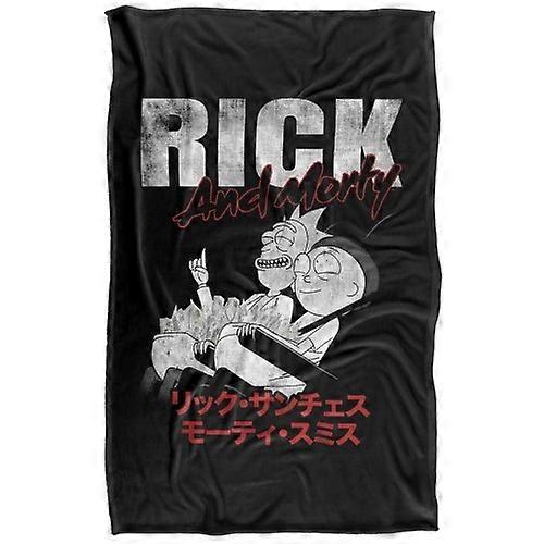 Rick And Morty Manga Throw