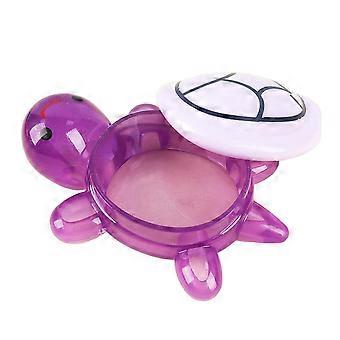 Juguete de almacenamiento de tortuga luminosa: caparazón gigante que se abre con colección de mini tortugas sorpresa.