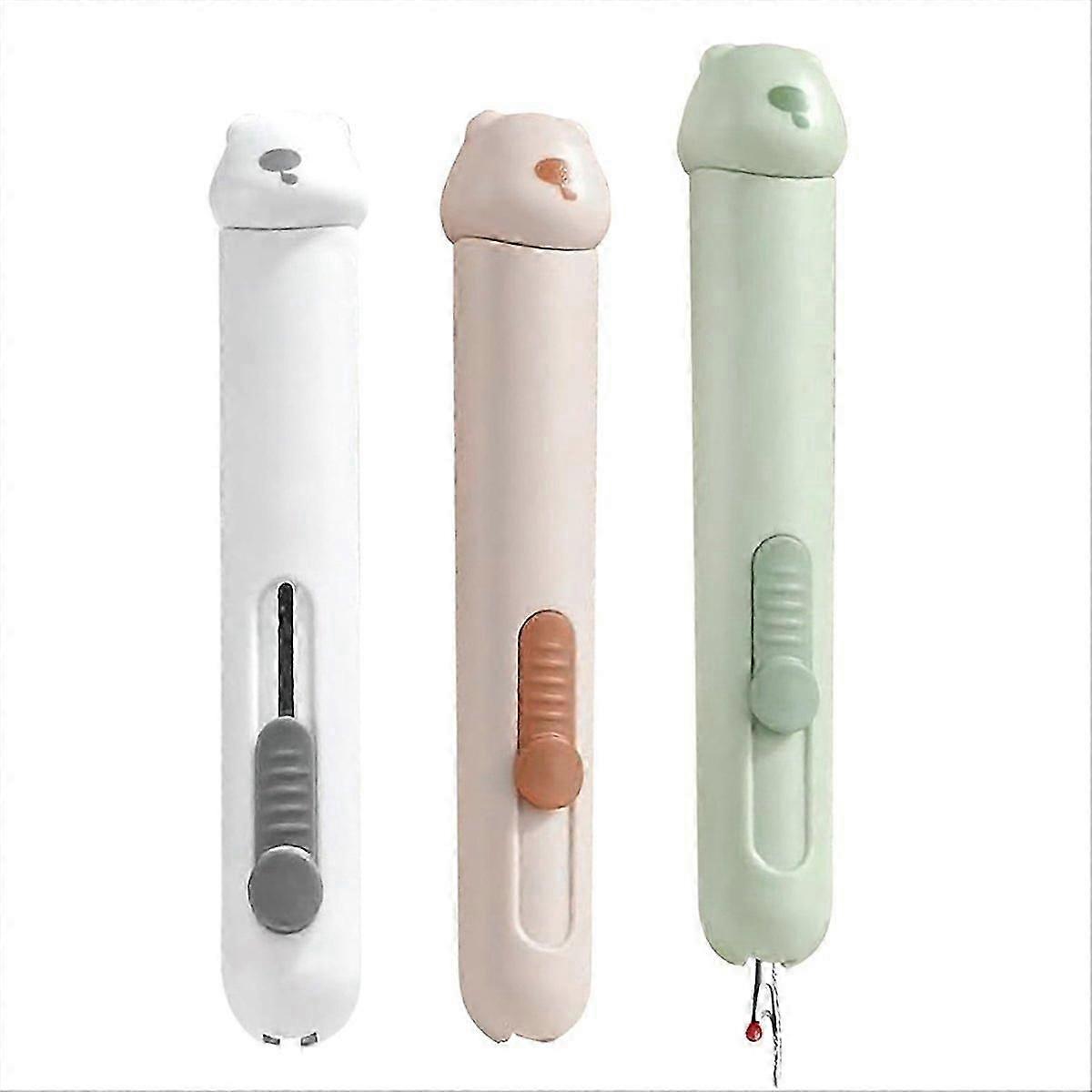 2-in-1 Automatic Needle Threaders Seam Ripper ,Needle Threaders for Hand Sewing, Embroidery,Quick Needle Threading Tool