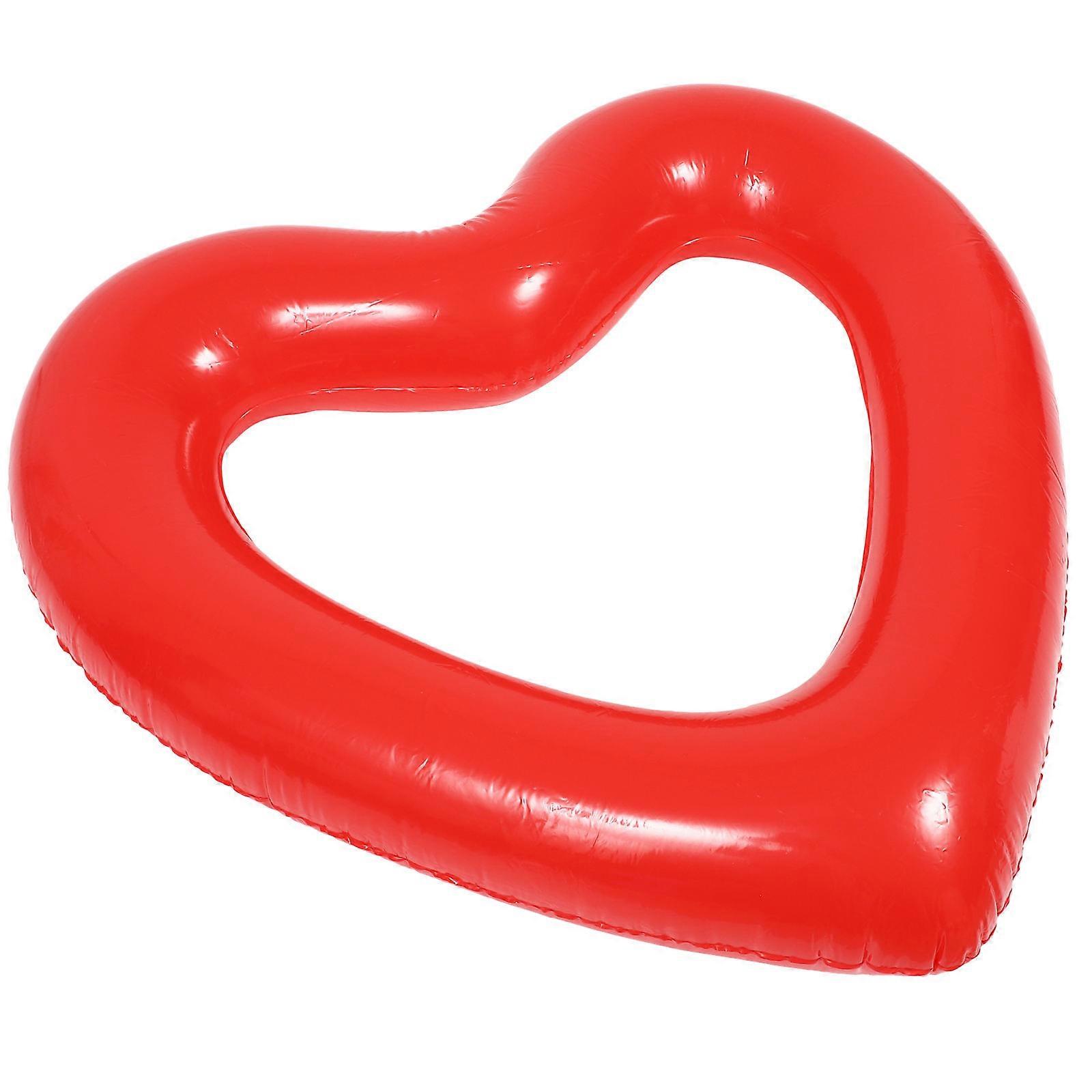 Inflatable Swim Ring for Swimming with Unique Heart Shape Design