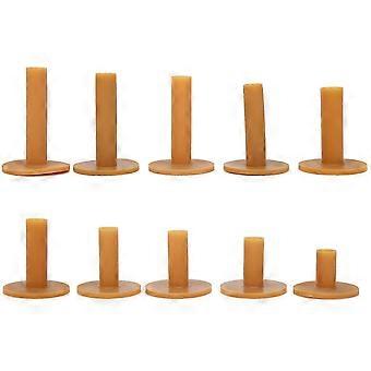 10pcs Rubber Golf Tees Durable Golf Trainer Aid Tee Holder Driving Range Golf Accessory