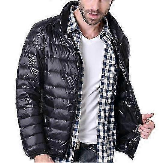Men's Lightweight Water-Resistant Windproof Breathable Down Jacket
