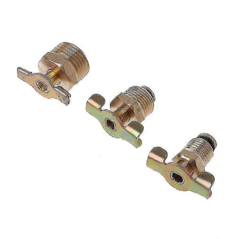 Solid MessingKompressor Lufttank Port Fittings Dreneringsventil