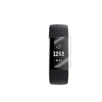 Screenprotector ontworpen voor Fitbit Charge 4 of 3 / SE-screenprotector (6 stuks) Maximale dekking Anti-Bubble HD Clear Film