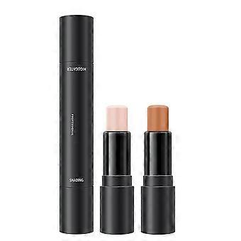 Dual Ended Contour and Highlighter Stick Set, CreamtoPowder Texture, Buildable Coverage, Vegan Formula