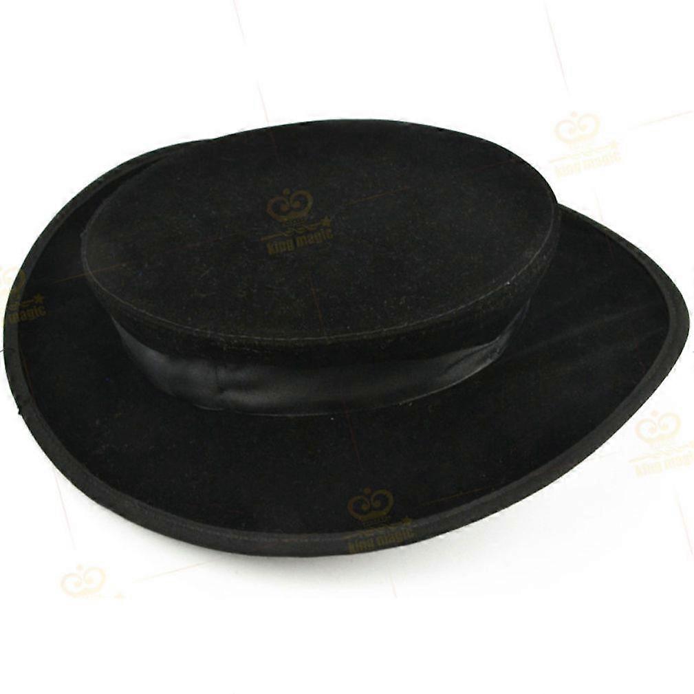 Folding Top Hat Spring Magic Tricks Appearing Vanishing Objects from Hat Stage Accessories