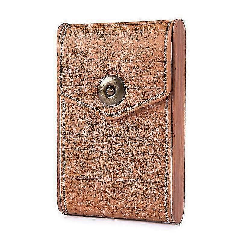 Long Thin Wood Cigarette Case