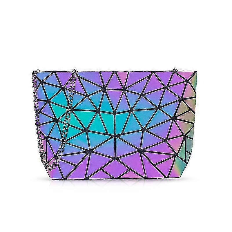 Rainbow Reflective Geometric Bag