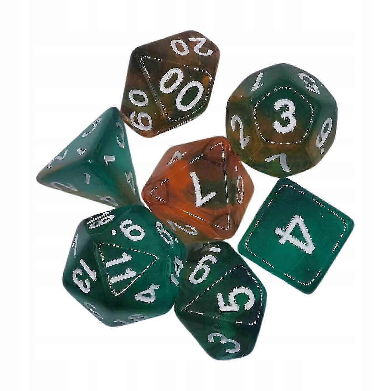 Acrylic Multisided Dice Set d4-d20