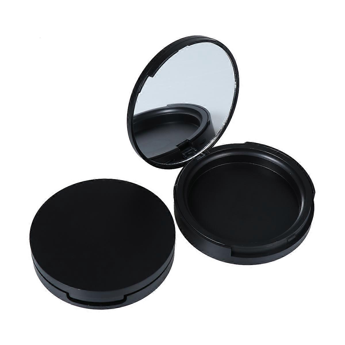 Round Compact Case for Holding Cream Use 2Pcs