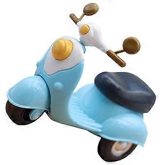 Conjunto de 2 Motocicletas de Brinquedo para Decoração Infantil, Modelos Brilhantes para Quarto, Miniatura de Casa de Bonecas, Acessório para Crianças