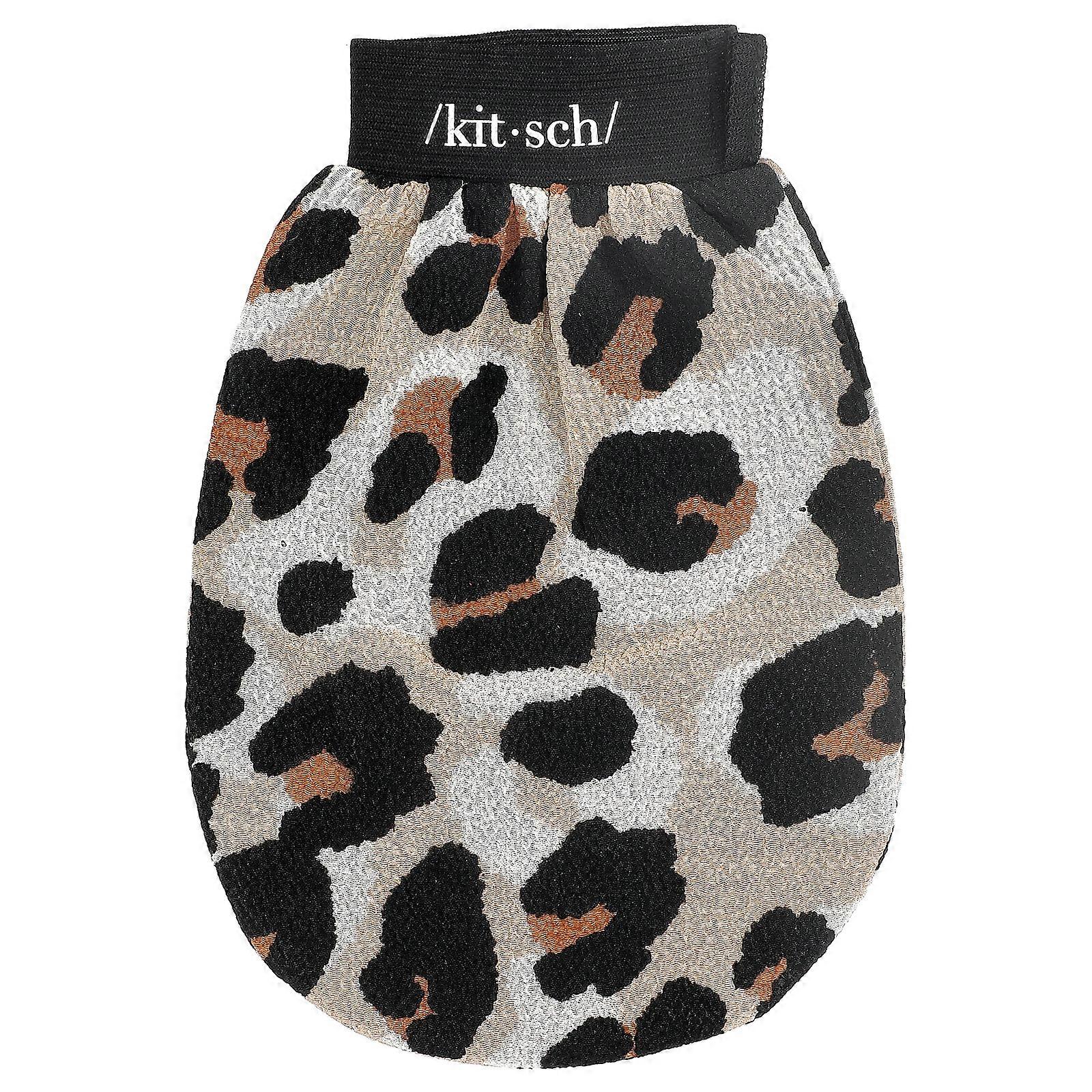 2 x Kitsch, Exfoliating Glove, Leopard, 1 Glove