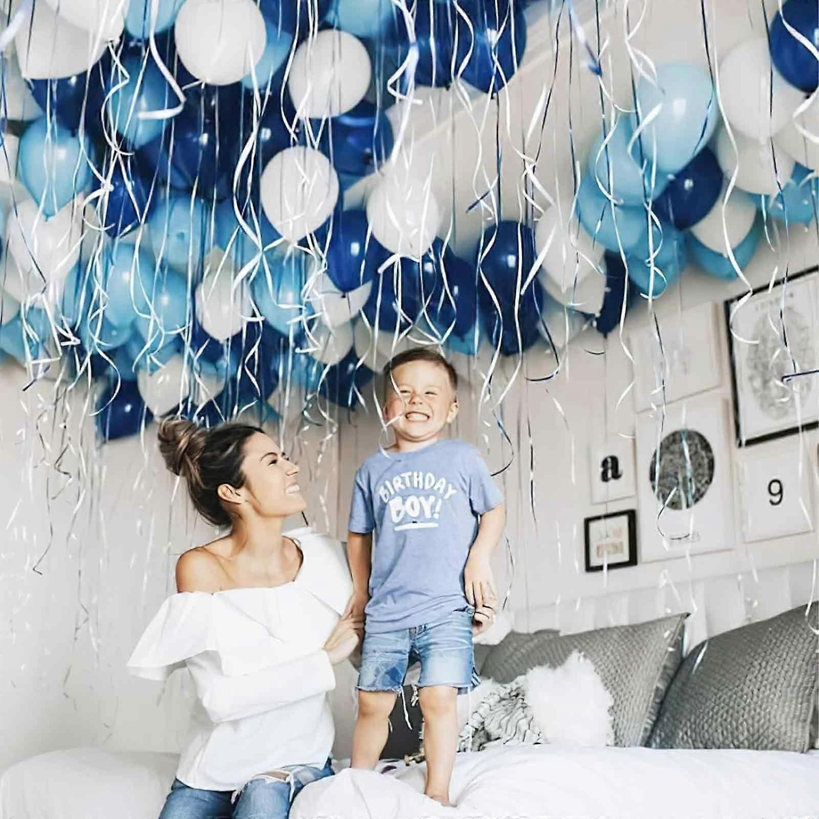 Luxury Macaron Light Blue Chrome Balloons