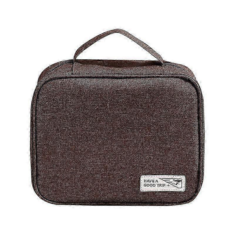 Squared Polyester Toiletry Bag