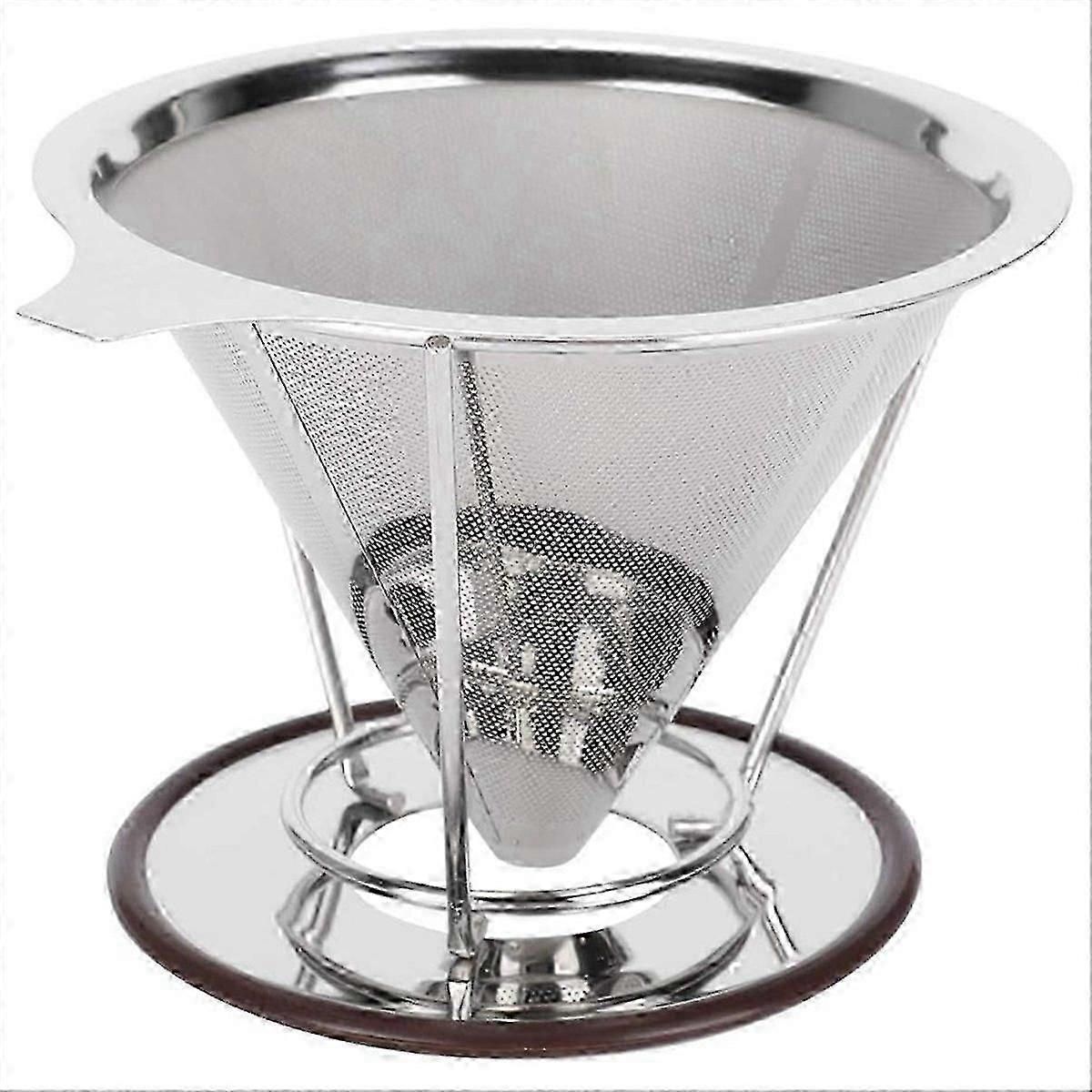 Double Layer Stainless Steel Coffee Filter