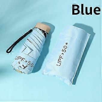 1pc 6 bones sunshane Umbrella Manual Opening And ClosingPerfect for Sun Protection And Portability for Commuting, Shopping