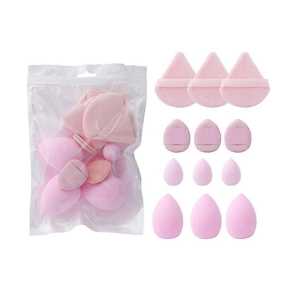 Makeup Sponge And Puff Set Teardrop Triangle Finger Puffs High Density