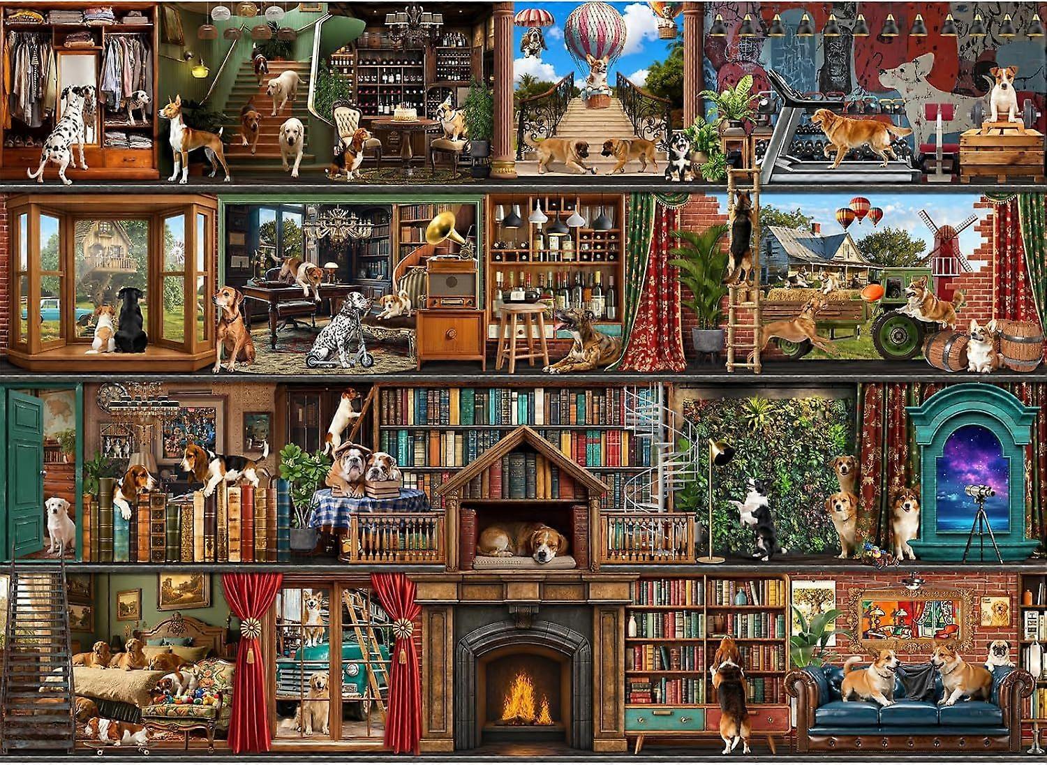 Dog Theater Brain-Teasing Puzzles JI-877