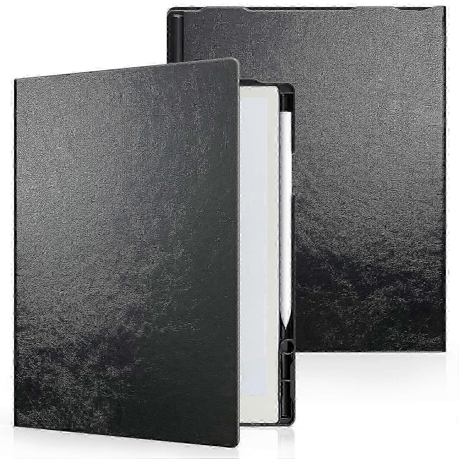 Protective Folio Case compatible with Remarkable 2 E-Reader PU Leather Cover with Pen Holder