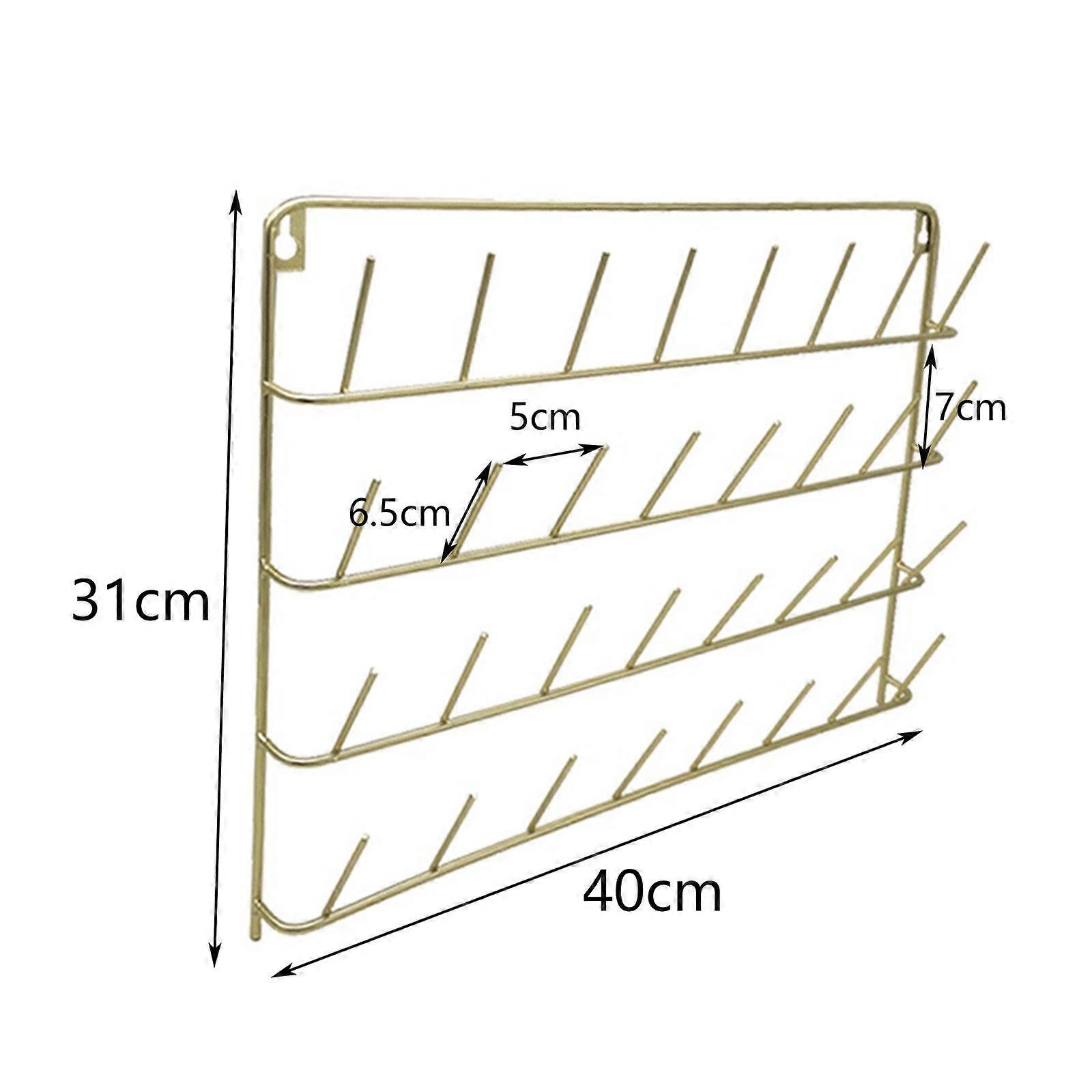 Metal Thread Rack Storage Sewing Accessories 32 Spools Cone Spool Holder