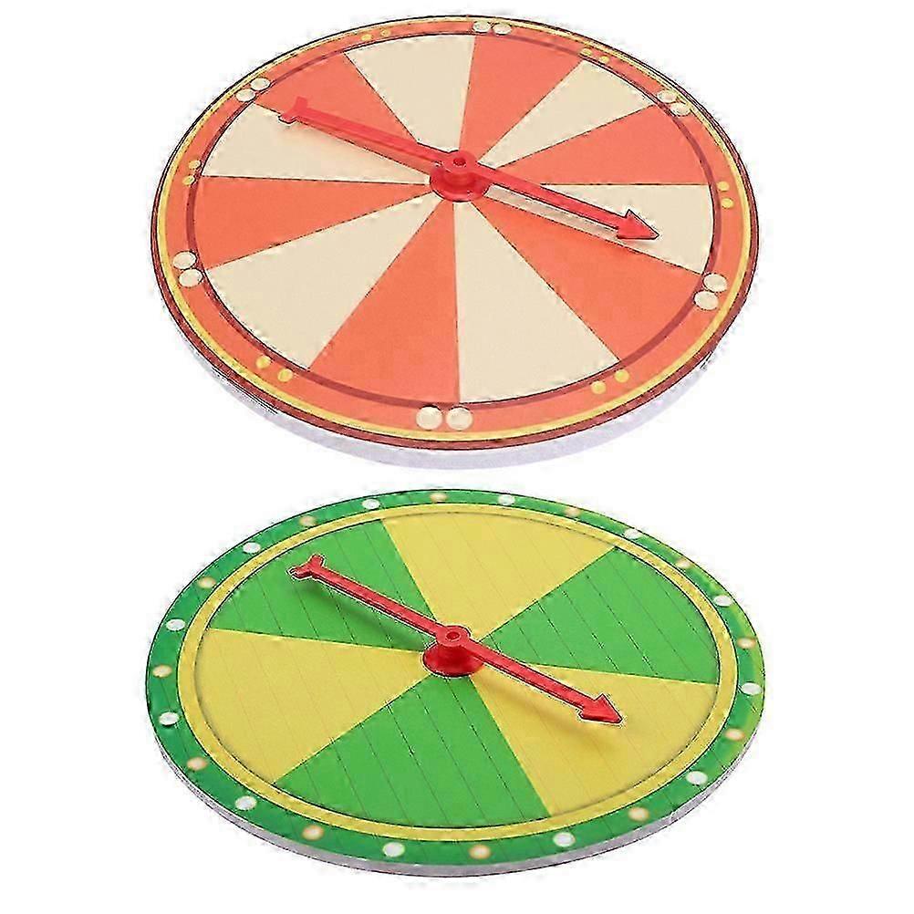 Prize Wheel Wheel for Playing 2Pcs Plastic Party Game Props