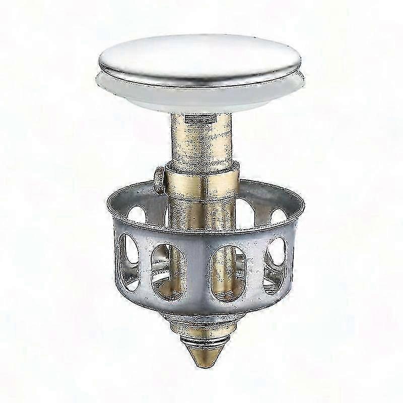 Leak-Proof Universal Sink Stopper Strainer