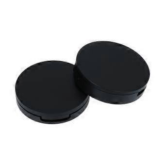 Refillable Cream Bottles Round Container Case for Holding Cream 6Pcs
