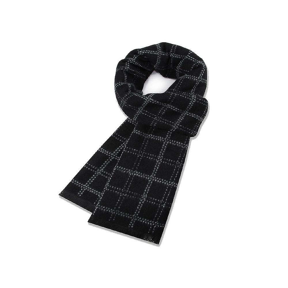 Sciarpa Uomo Sciarpa Soft Winter Tartan Sciarpa Classic Inverno Thick Cashmere Uomo Sciarpa