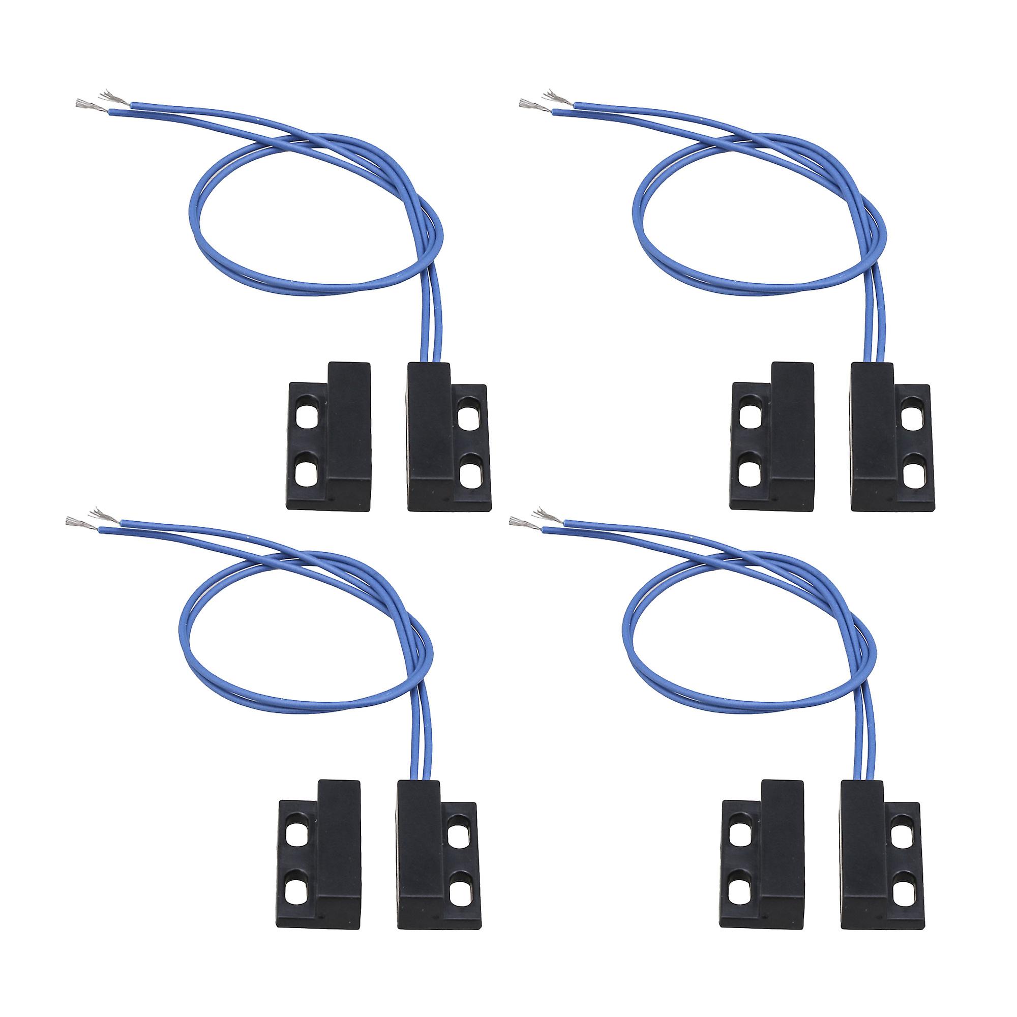 4x Magnetic Door Contacts Reed Switch Normally Open AC110-220V w/ Screws