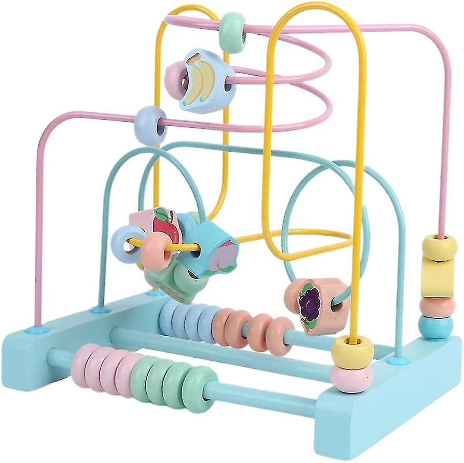 No Need Assemble Nice Toy Abacus Math Toys, Educational Toy, For Home Halloween Boys School Thanksgiving(macaron Three Thread Winding Beads)