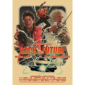 Panneau Métal Vintage Back To The Future – Affiche Rétro 8x12 Pouces – Déco Murale Cinéma