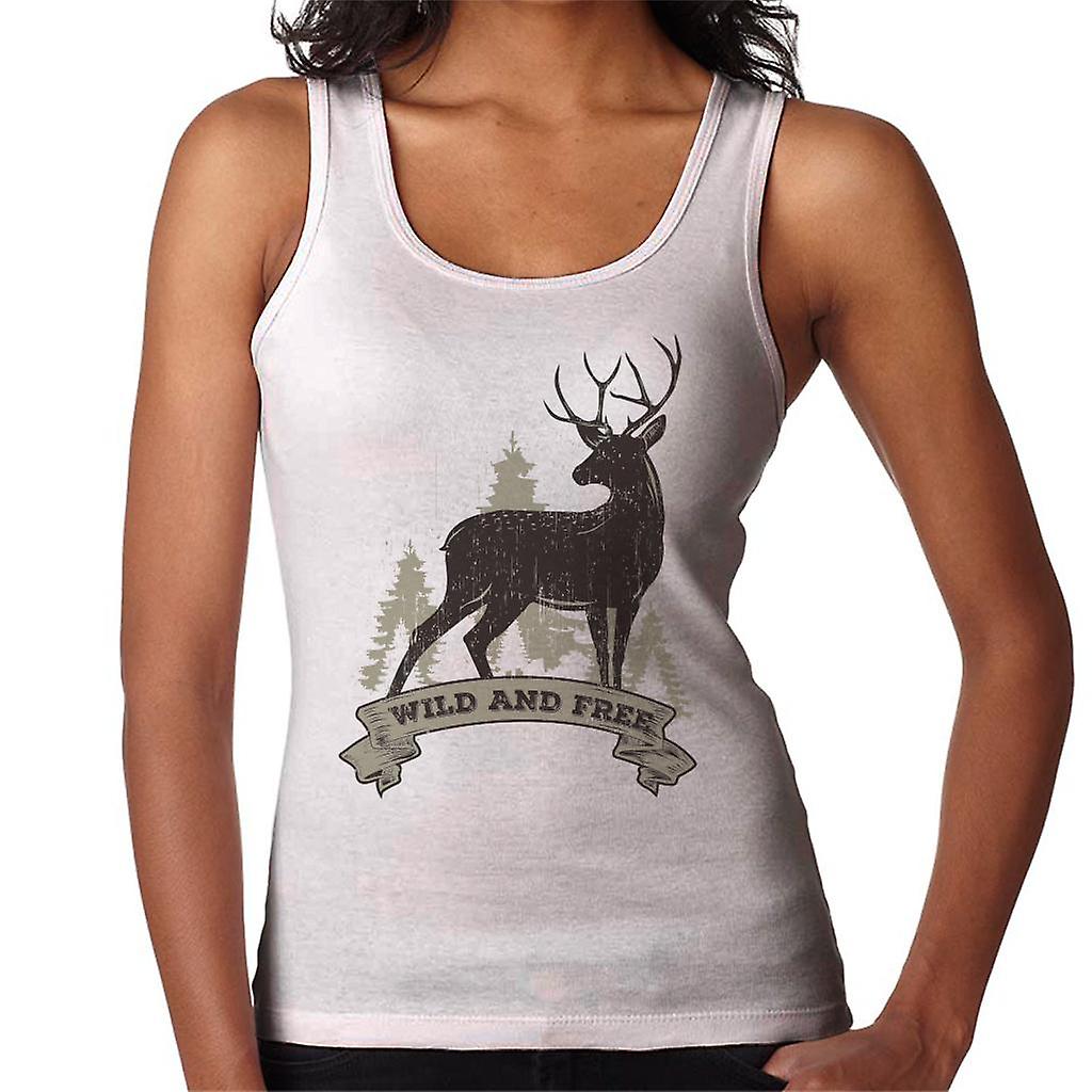 Gilet donna cervo selvaggio e libero