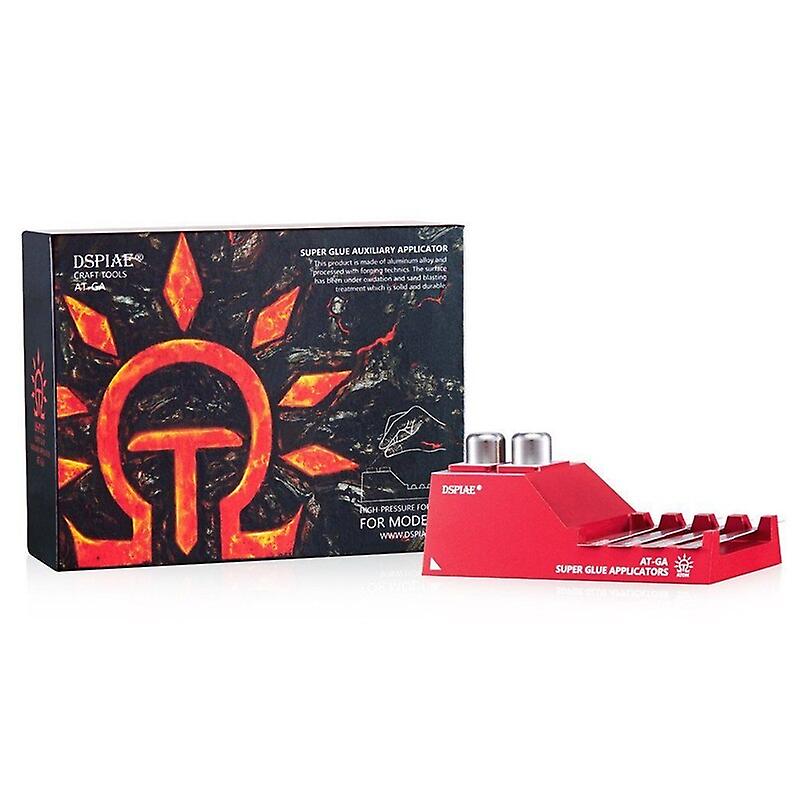At-ga Super Glue Auxiliary Applicator Model Red Aluminum Alloy Red