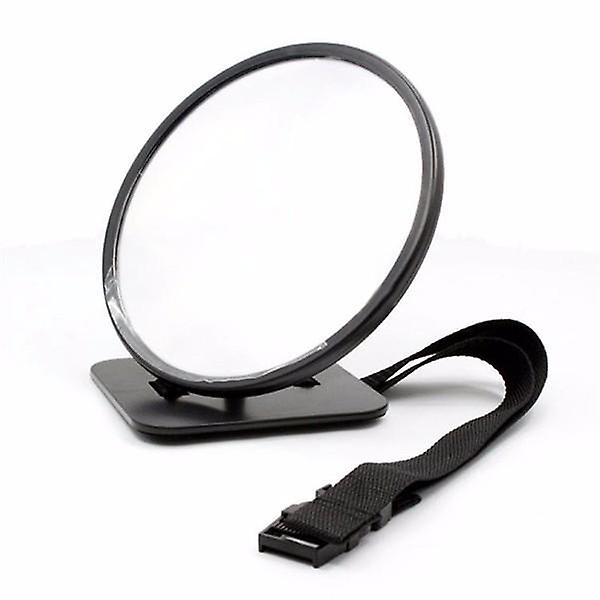 Adjustable 19cm Baby Safety Mirror For Car - Rear-facing, Rounded Design