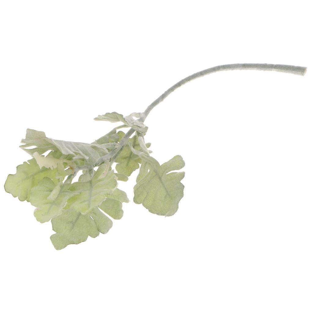 Artificial Senecio Cineraria Leaf Simulation Flower for Home Wedding Decor