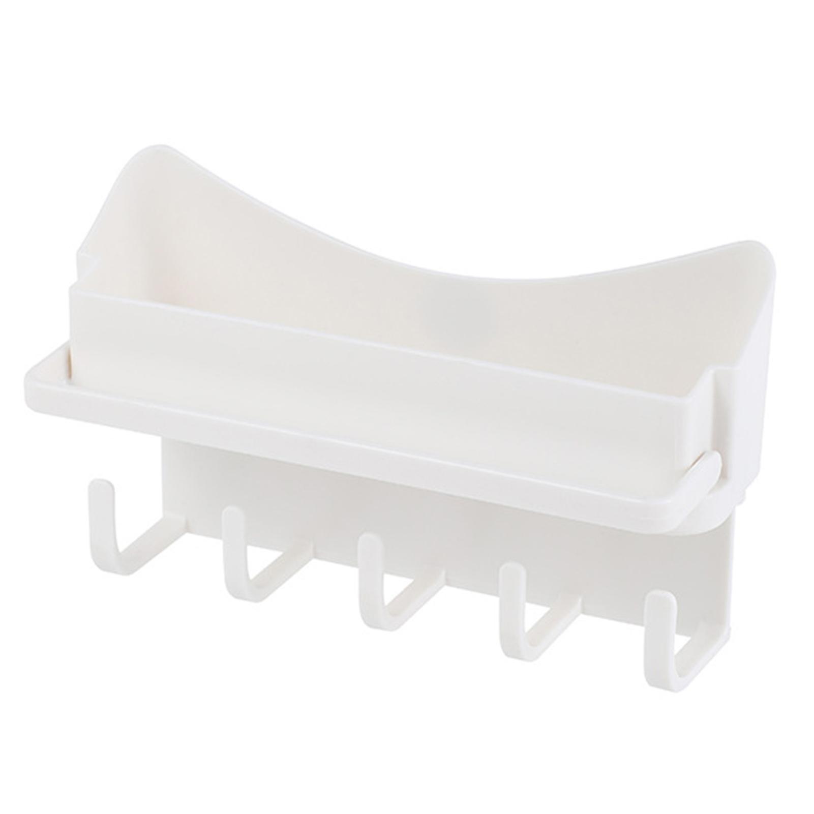 Wall Mounted Makeup Storage Rack Large Capacity Storage Shelf