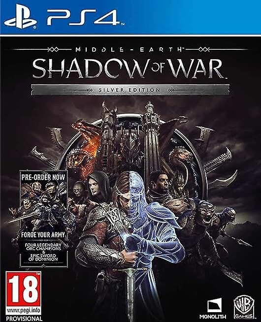 Middle-earth Shadow of War Silver Edition (PS4) - New & Sealed