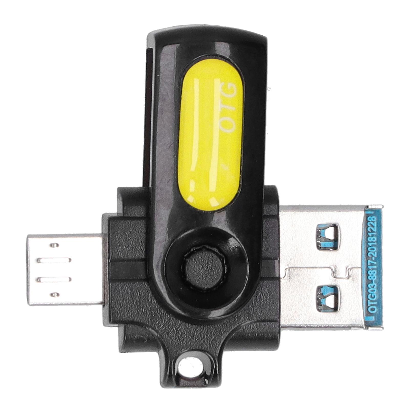 Android V8 OTG Adapter - Fast Data, o, Video & Power for USB2.0/3.0/PD, Yellow