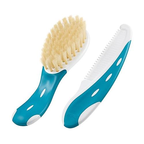 Blue baby brush and comb 1 unit
