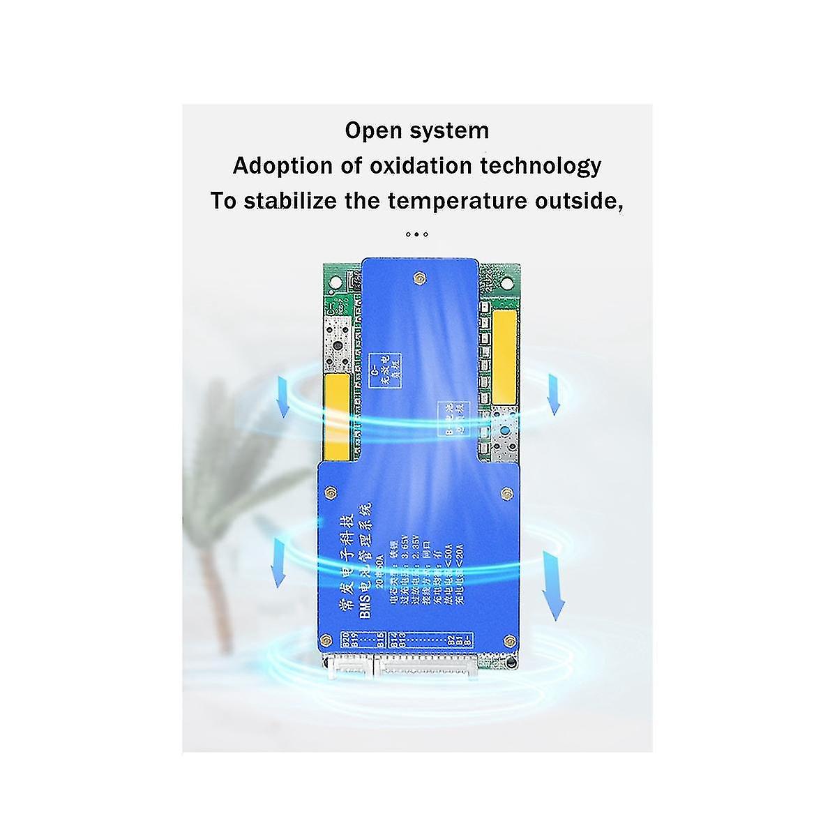 20s 60v Po4 - Board Bms Same Port With Equalizat Anti Drop (50a