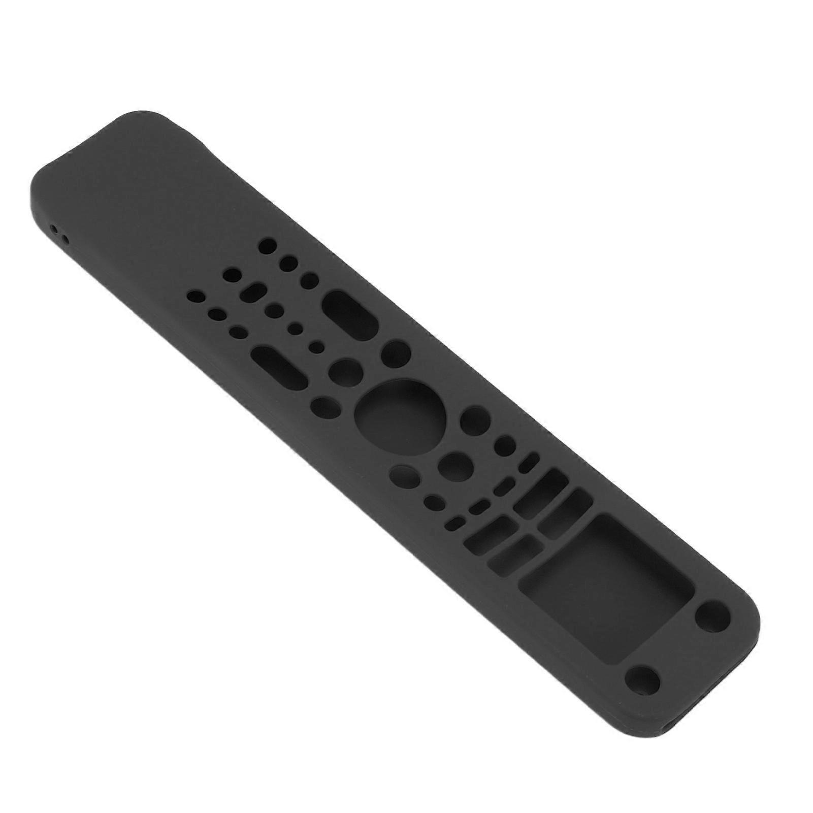 Silicone Remote Control Cover for RMF TX520P TX520E with Strap Black