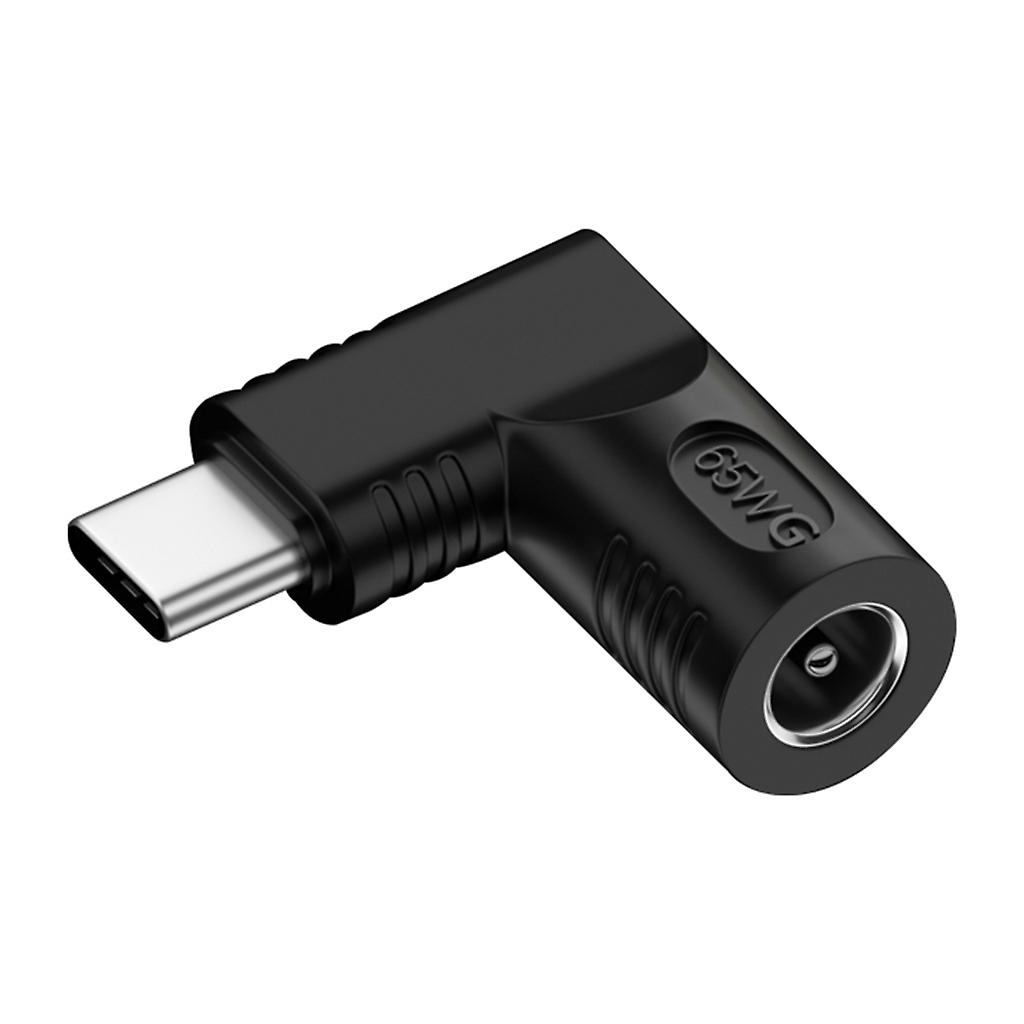 Type-C DC Power Plug Jack Connectors TypeC Male to DC- Female Adapter Converter for Notebook PC Phone Optional